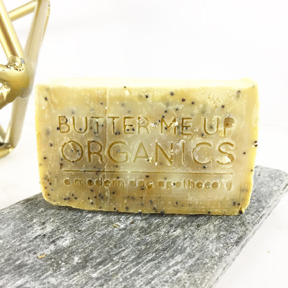 Natural Lemon Poppyseed Soap